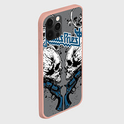 Чехол для iPhone 12 Pro Judas Priest, цвет: 3D-светло-розовый — фото 2