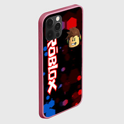 Чехол для iPhone 12 Pro ROBLOX, цвет: 3D-малиновый — фото 2
