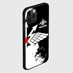 Чехол для iPhone 12 Pro Войска связи, цвет: 3D-черный — фото 2