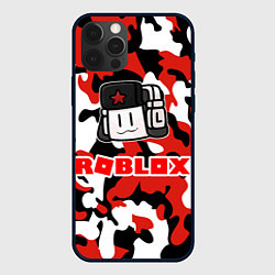 Чехол для iPhone 12 Pro ROBLOX, цвет: 3D-черный