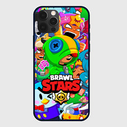 Чехол для iPhone 12 Pro BRAWL STARS LEON, цвет: 3D-черный