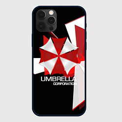 Чехол для iPhone 12 Pro UMBRELLA CORP, цвет: 3D-черный