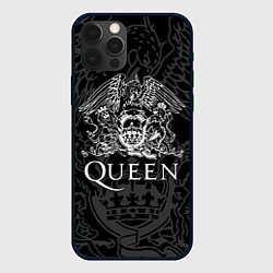 Чехол для iPhone 12 Pro QUEEN, цвет: 3D-черный