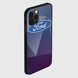 Чехол для iPhone 12 Pro Ford, цвет: 3D-черный — фото 2