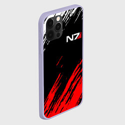 Чехол для iPhone 12 Pro MASS EFFECT N7, цвет: 3D-светло-сиреневый — фото 2