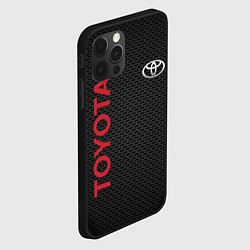 Чехол для iPhone 12 Pro TOYOTA, цвет: 3D-черный — фото 2