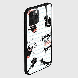 Чехол для iPhone 12 Pro Ты рокер, цвет: 3D-черный — фото 2
