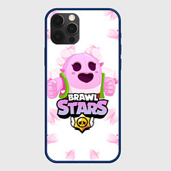 Чехол для iPhone 12 Pro Sakura Spike Brawl Stars, цвет: 3D-тёмно-синий