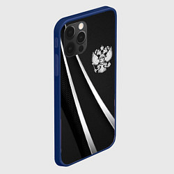 Чехол для iPhone 12 Pro Россия, цвет: 3D-тёмно-синий — фото 2