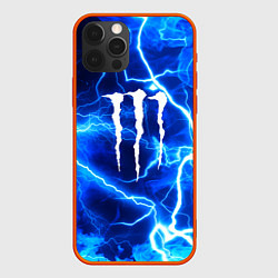 Чехол для iPhone 12 Pro MONSTER ENERGY, цвет: 3D-красный