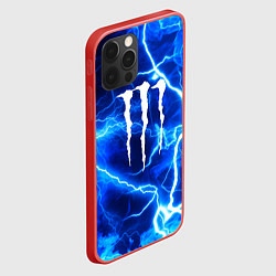 Чехол для iPhone 12 Pro MONSTER ENERGY, цвет: 3D-красный — фото 2