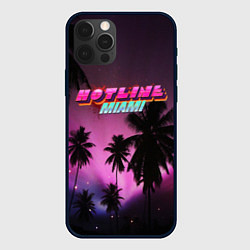 Чехол для iPhone 12 Pro HOTLINE MIAMI, цвет: 3D-черный