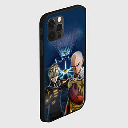 Чехол для iPhone 12 Pro One Punch Man, цвет: 3D-черный — фото 2