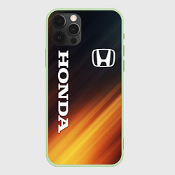 Чехол для iPhone 12 Pro HONDA, цвет: 3D-салатовый