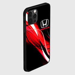 Чехол для iPhone 12 Pro HONDA, цвет: 3D-черный — фото 2