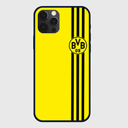 Чехол для iPhone 12 Pro BORUSSIA, цвет: 3D-черный