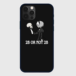 Чехол для iPhone 12 Pro 2B, цвет: 3D-черный