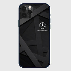 Чехол для iPhone 12 Pro MERCEDES, цвет: 3D-черный