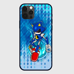 Чехол для iPhone 12 Pro Metal Sonic, цвет: 3D-черный