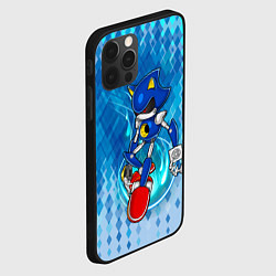 Чехол для iPhone 12 Pro Metal Sonic, цвет: 3D-черный — фото 2