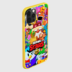 Чехол для iPhone 12 Pro BRAWL STARS GALE, цвет: 3D-желтый — фото 2