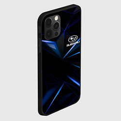 Чехол для iPhone 12 Pro SUBARU, цвет: 3D-черный — фото 2