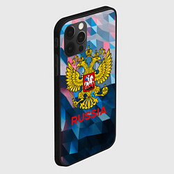 Чехол для iPhone 12 Pro RUSSIA, цвет: 3D-черный — фото 2
