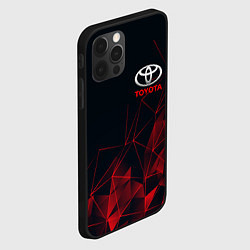 Чехол для iPhone 12 Pro TOYOTA, цвет: 3D-черный — фото 2