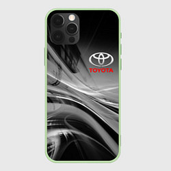 Чехол для iPhone 12 Pro TOYOTA, цвет: 3D-салатовый