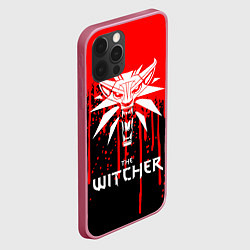 Чехол для iPhone 12 Pro The Witcher, цвет: 3D-малиновый — фото 2