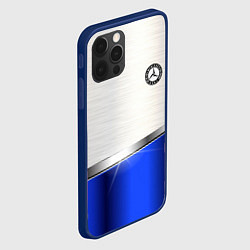 Чехол для iPhone 12 Pro MERCEDES-BENZ, цвет: 3D-тёмно-синий — фото 2