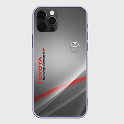 Чехол для iPhone 12 Pro TOYOTA, цвет: 3D-светло-сиреневый