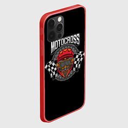 Чехол для iPhone 12 Pro Motocross Champion Z, цвет: 3D-красный — фото 2