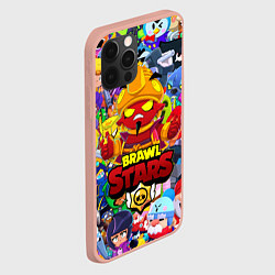 Чехол для iPhone 12 Pro BRAWL STARS EVIL GENE ДЖИН, цвет: 3D-светло-розовый — фото 2