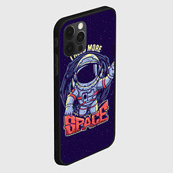 Чехол для iPhone 12 Pro I NEED MORE SPACE Z, цвет: 3D-черный — фото 2