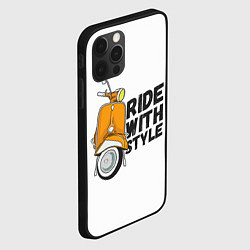 Чехол для iPhone 12 Pro RIDE WITH STYLE Z, цвет: 3D-черный — фото 2