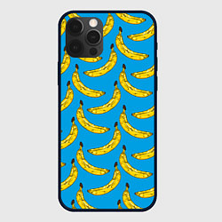 Чехол для iPhone 12 Pro Go Bananas, цвет: 3D-черный