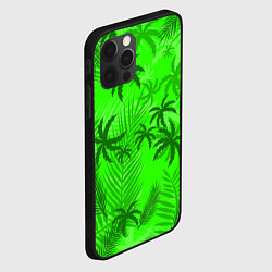 Чехол для iPhone 12 Pro ПАЛЬМЫ ЛЕТО TROPICAL, цвет: 3D-черный — фото 2