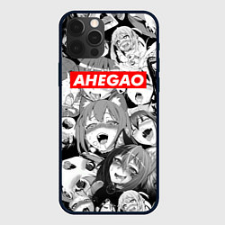 Чехол для iPhone 12 Pro AHEGAO АХЕГАО, цвет: 3D-черный