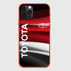 Чехол для iPhone 12 Pro TOYOTA, цвет: 3D-красный