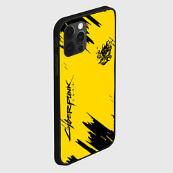 Чехол для iPhone 12 Pro CYBERPUNK 2077, цвет: 3D-черный — фото 2