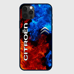 Чехол для iPhone 12 Pro CITROEN, цвет: 3D-черный