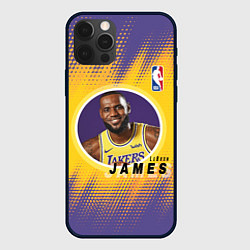 Чехол для iPhone 12 Pro LeBron James, цвет: 3D-черный