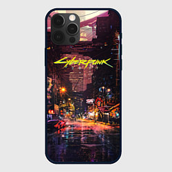 Чехол для iPhone 12 Pro CYBERPUNK 2077:КИБЕРПАНК S, цвет: 3D-черный