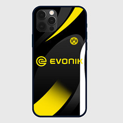 Чехол для iPhone 12 Pro BORUSSIA DORTMUND, цвет: 3D-черный