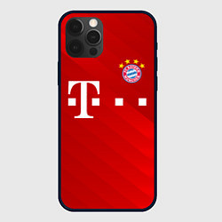 Чехол для iPhone 12 Pro FC Bayern Munchen, цвет: 3D-черный
