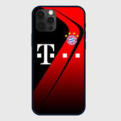 Чехол для iPhone 12 Pro FC Bayern Munchen Форма, цвет: 3D-черный