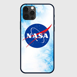 Чехол для iPhone 12 Pro NASA НАСА, цвет: 3D-черный