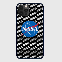 Чехол для iPhone 12 Pro NASA, цвет: 3D-черный