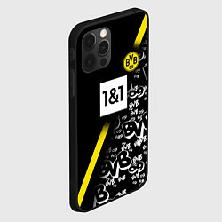 Чехол для iPhone 12 Pro Dortmund 20202021 ФОРМА, цвет: 3D-черный — фото 2